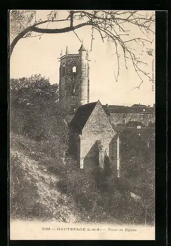 AK Hautefage, Tour et Èglise