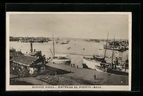 AK Buenos Aires, Entrada al Puerto-Boca, Hafen