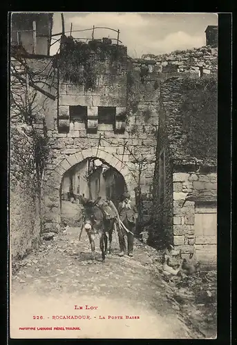 AK Rocamadour, La Porte Basse