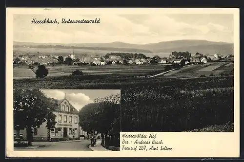 AK Herschbach / Unterwesterwald, Gasthaus Westerwälder Hof