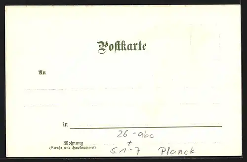 Lithographie Bernhausen, Mann in schwäbischer Tracht mit Pfeiffe