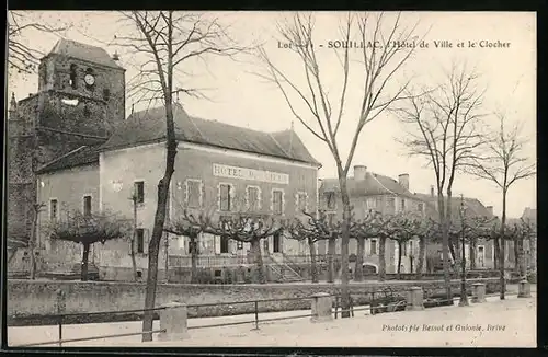 AK Souillac, L`Hotel de Ville et le Clocher