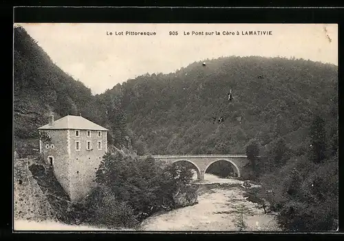 AK Lamativie, Le Pont sur la Cère