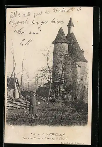 AK Chareil, Tours du Château d`Artange