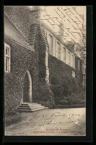 AK Fontaine-Daniel, l`Abbaye, facade ouest