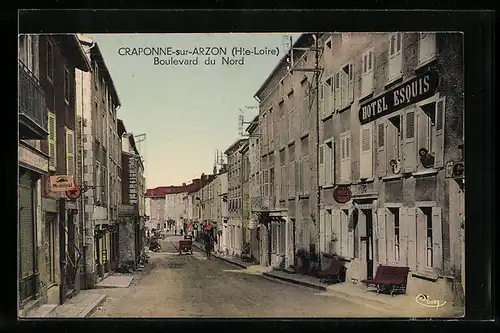 AK Craponne-sur-Arzon, Boulevard du Nord