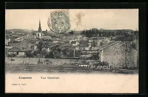 AK Craponne, Vue Gènèrale