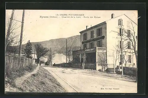 AK Nyons, Quartier de la Gare, Ravin des Ruines