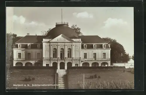 AK Marbach a.N., Am Schillernationalmuseum