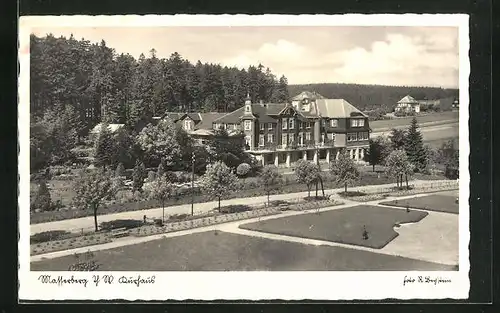 AK Masserberg / Thür. Wald, Blick zum Hotel Kurhaus