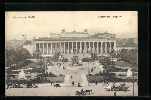 AK Berlin, Museum mit Lustgarten