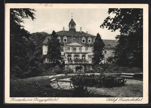 AK Berggiesshübel, Schloss Friedrichsthal