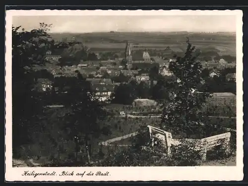 AK Heiligenstadt, Blick auf den Ort mit Kirche