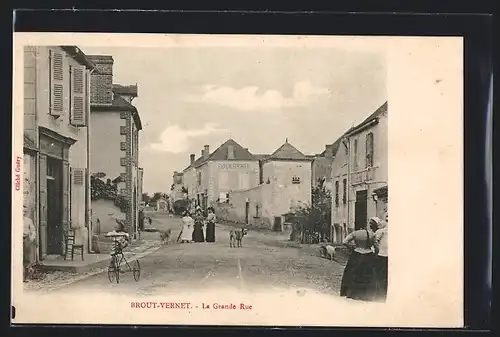 AK Brout-Vernet, La Grande Rue