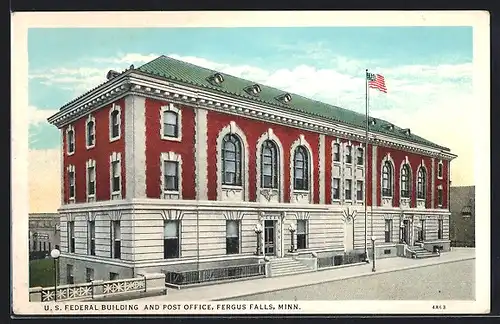 AK Fergus Falls, MN, US Federal Building and Post Office