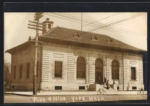 Foto-AK York, NE, Post Office