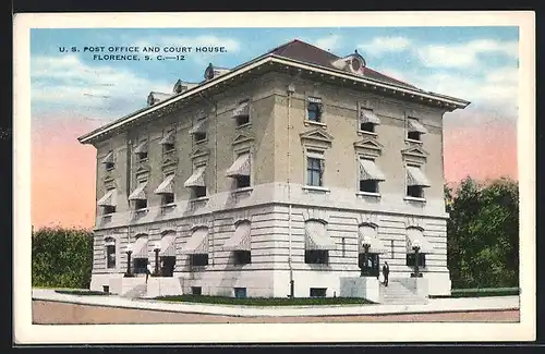 AK Florence, SC, U. S. Post Office and Court House