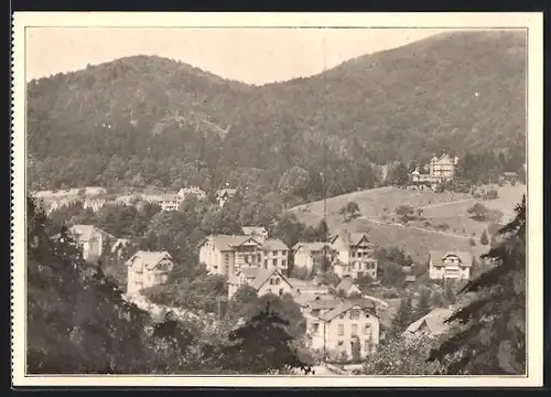 AK Herrenalb /Schwarzwald, Falkenburg aus der Vogelschau