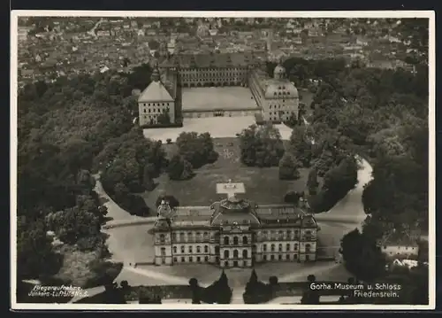 AK Gotha, Museum und Schloss Friedenstein