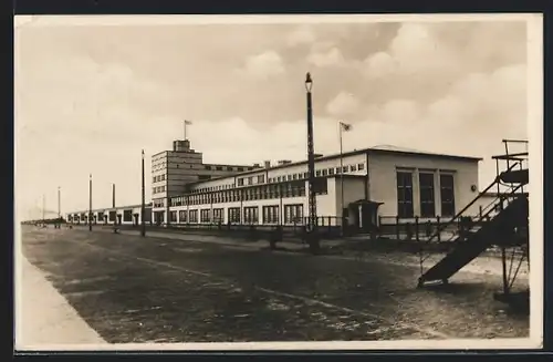 AK Bremerhaven, Blick auf Columbushalle