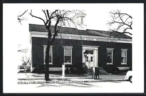 Foto-AK Hoisington, KS, Post Office