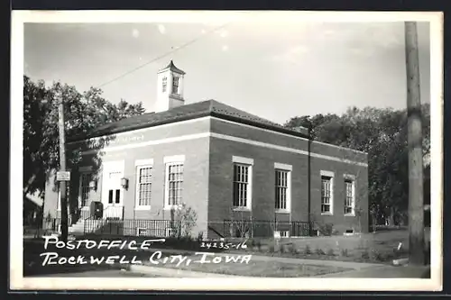 Foto-AK Rockwell City, IA, Post Office