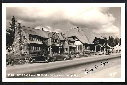 Foto-AK Government Camp, OR, Battle Axe Inn on Mt. Hood