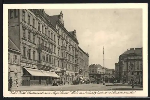 AK Wien, Kells Hotel-Restaurant zum Auge Gottes, Nussdorferstrasse 73-75