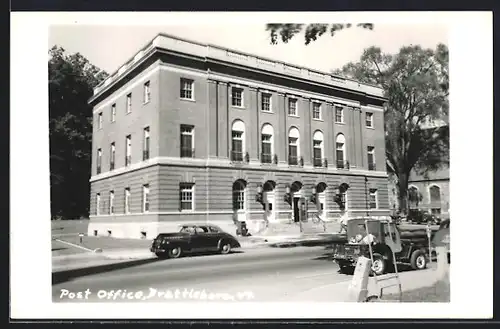 Foto-AK Brattleboro, VT, Post Office