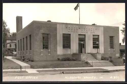 Foto-AK Missouri Valley, IA, Post Office