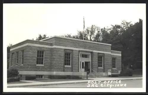 Foto-AK Sac City, IA, Post Office