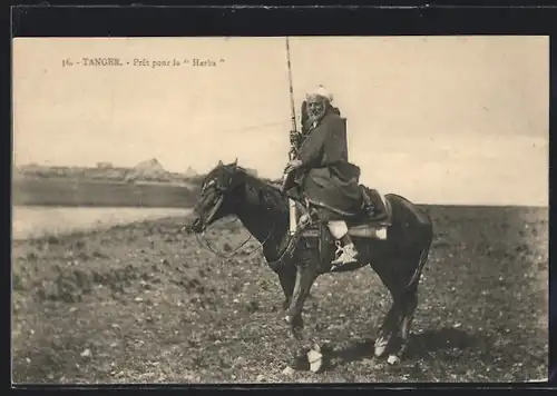 AK Tanger, Prêt pour la Harka, arabischer Soldat