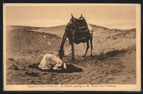 AK A Native praying in the Desert (1st Position)