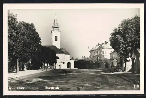 AK Wien, Mauer, Hauptplatz, Kirche