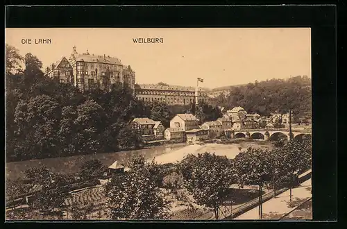 AK Weilburg, Die Lahn mit Schloss