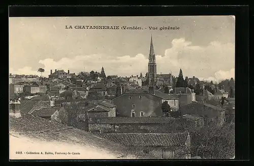 AK La Chataigneraie, Vue Generale, L`Eglise