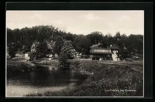 AK Grimma, Partie an der Schiffmühle