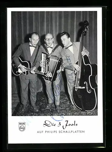 AK Musiker-Trio Die 3 Jools mit ihren Instrumenten
