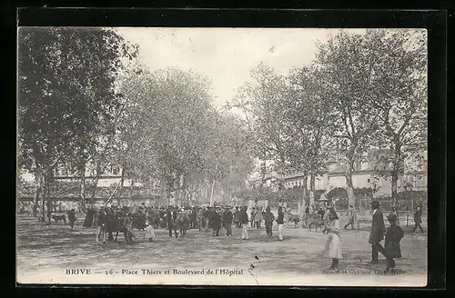 AK Brive, Place Thiers et Boulevard de l`Hôpital