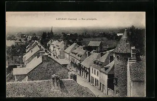 AK Lapleau, Rue principale, Strassenpartie