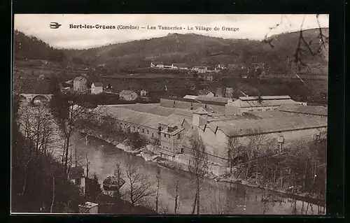 AK Bort-les-Orgues, Les Tanneries, Le Village de Grange