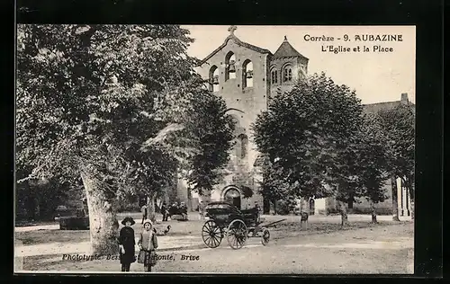 AK Aubazine, L`Église et la Place