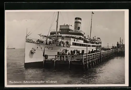 AK Turbinen-Schnelldampfer Cobra, Hapag-Seebäderdienst