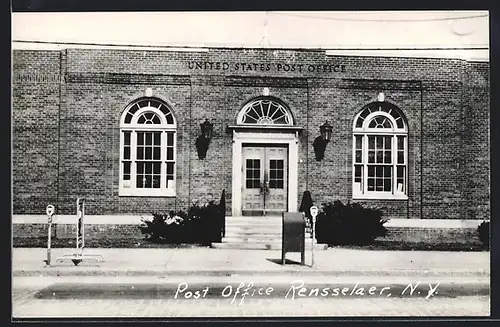 Foto-AK Rensselaer, NY, Post Office