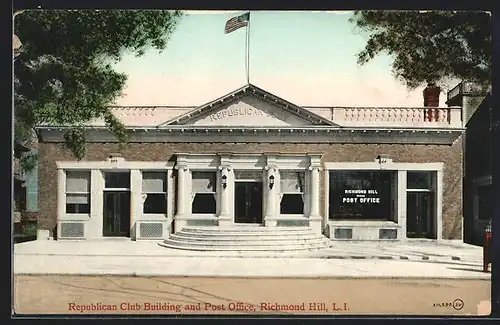 AK Richmond Hill, NY, Republican Club Building and Post Office