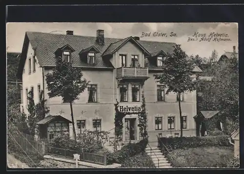 AK Bad Elster /Sachsen, Hotel Haus Helvetia