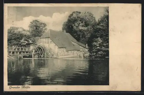 AK Grande, Blick auf Grander Mühle, Pädagogische Vereinigung v. 1905 E. V.