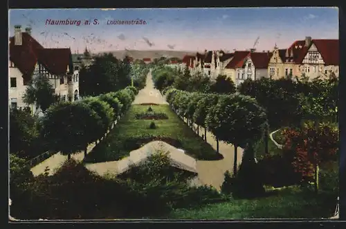 AK Naumburg a. S., Blick in die Louisenstrasse