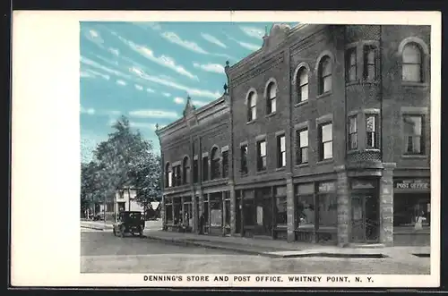 AK Whitney Point, NY, Denning`s Store and Post Office