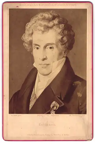 Fotografie Friedr. Bruckmann, München, Portrait Luigi Cherubini, italienischer Komponist